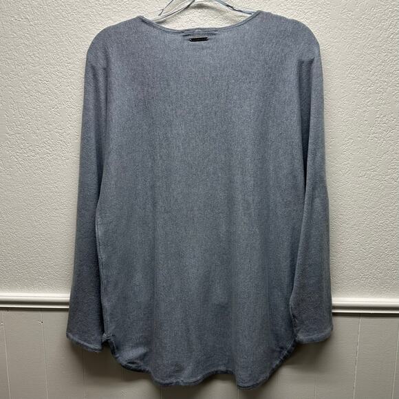 Michael Kors Women’s Sz Small & Sz Medium Hi-Lo Long Sleeve Blue Sweater K625 - Picture 7 of 14